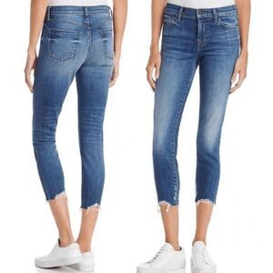 J Brand Mid Rise Capri Revoke Destructed Hem Jeans - Size 25